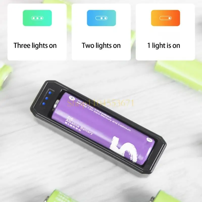 Best Seller 2A 3A Battery Storage Case With Builts In Power Tester For Home Outdoor Use