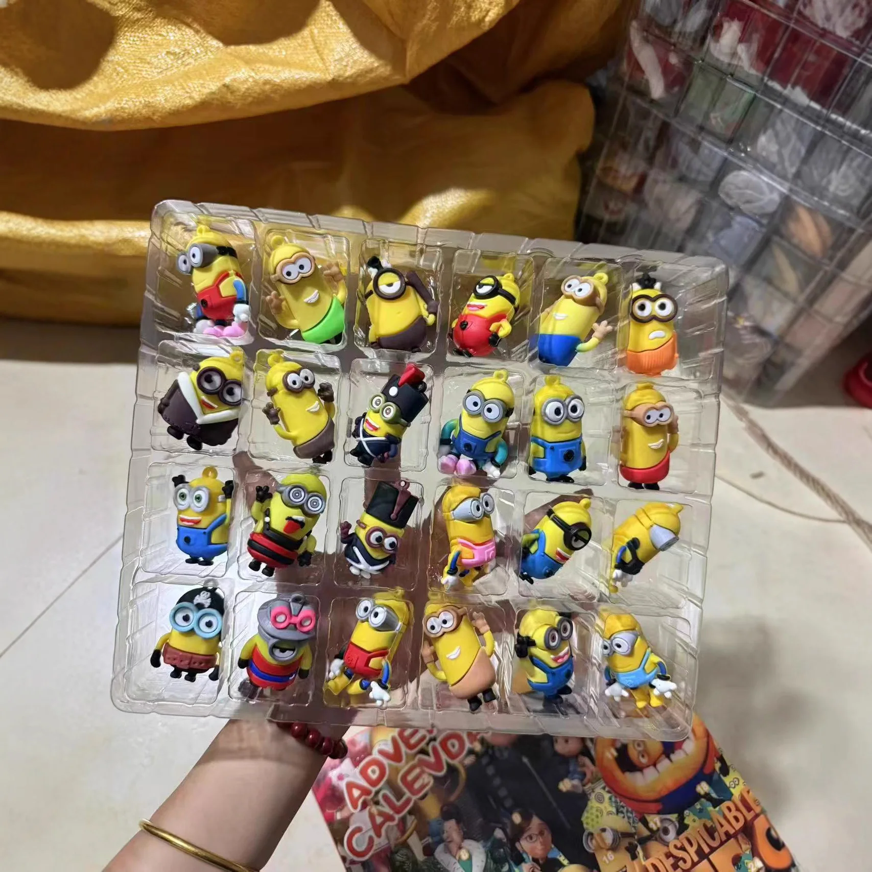 Christmas Halloween Advent Calendar Countdown Blind Box Stereoscopic 3D Cute Pendant Figures Toy Child Gift