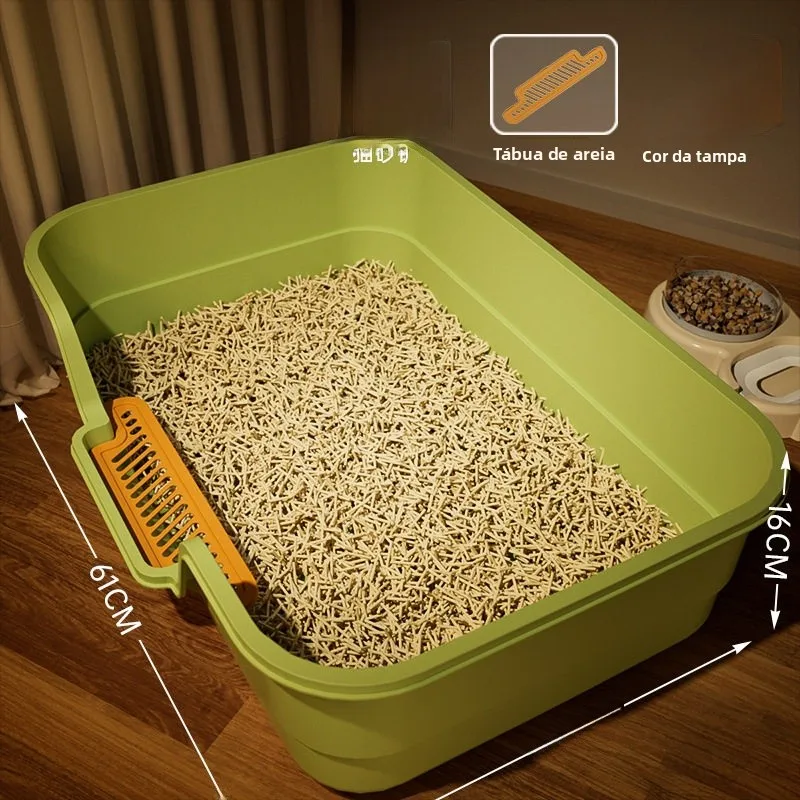 thickened-open-style-pet-litter-box-extra-large-size-scent-free-splash-proof-breathable-coverless-toilet-for-cats