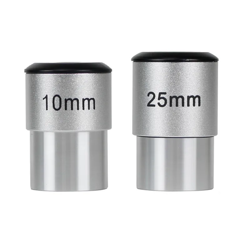1,25-calowy okular teleskopu astronomicznego 10mm/25mm całkowicie powlekany szkło optyczne Len Barlowa z akcesoriami do teleskopu M28.6*0.6mm