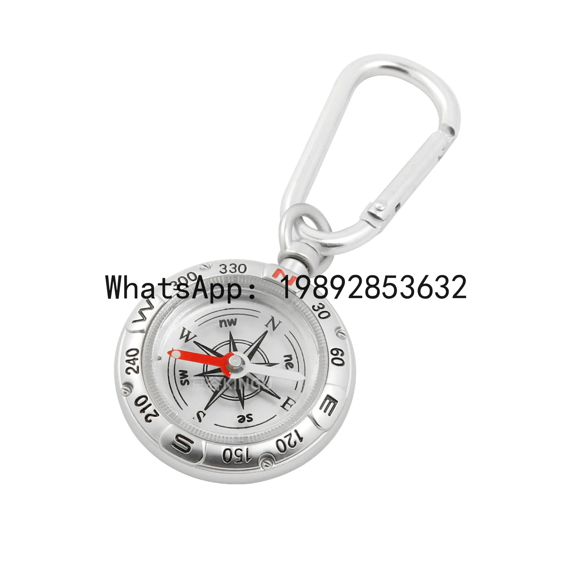 

PYJ zinc alloy hook compass keychain pendant mountaineering outdoor compass