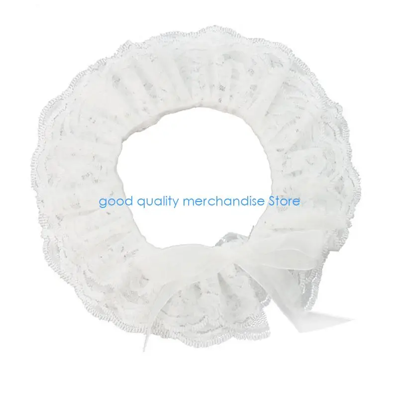 Y5JD удобный двухслойный съемный кружевной воротник для косплея любителей исторической моды