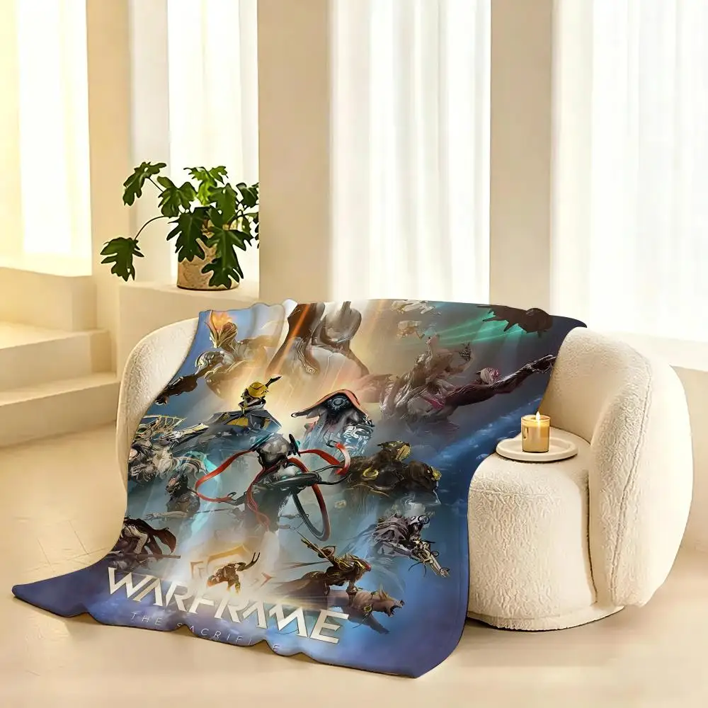 Warframe Game Throw  flannel blanket, suitable for sofas, beds, offices,  exquisite gift blankets