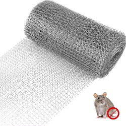 3/6/9/12/15M Rabbit Wire Rabbit Rodent Protection Stainless Steel Mesh Garden Netting for Hole Filler Protect Seedlings & Seeds