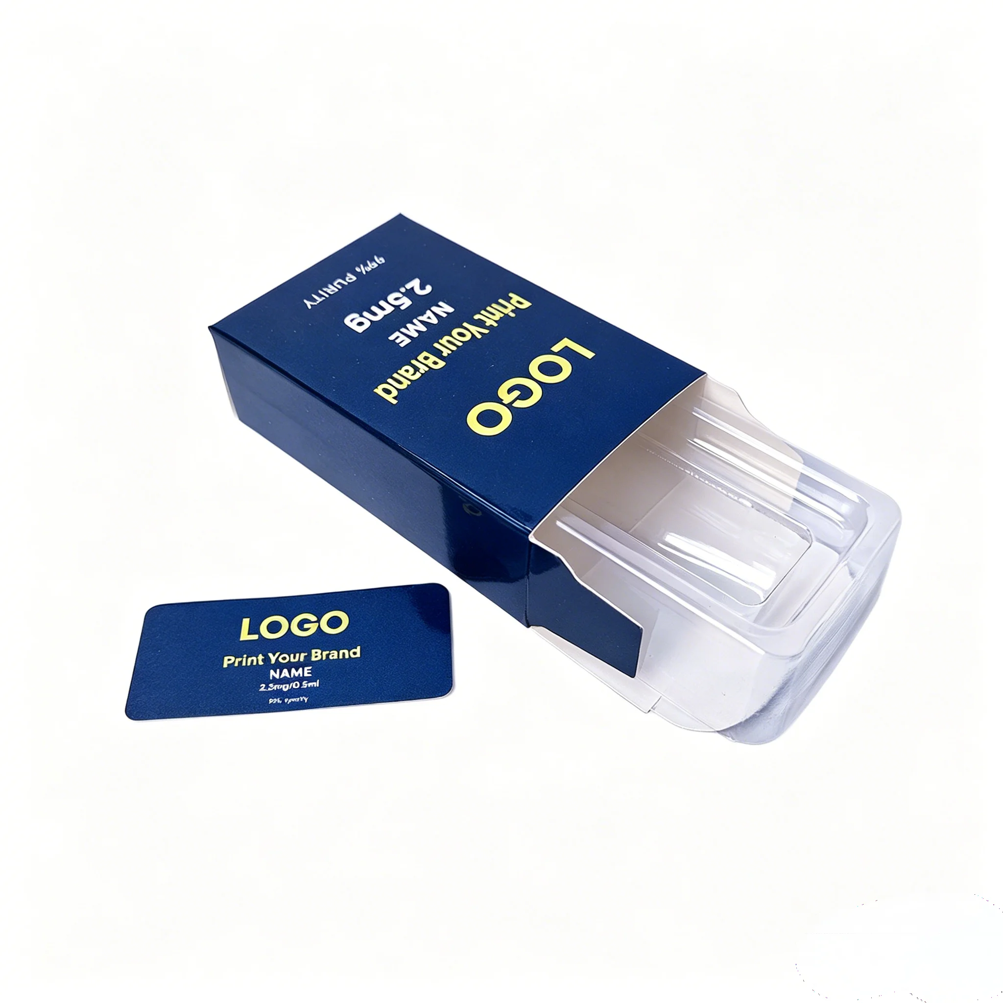 3ml 10ml Small Bottle Hologram Security Labels,Anti-tamper Stickers and Custom Boxes for Protein Peptide