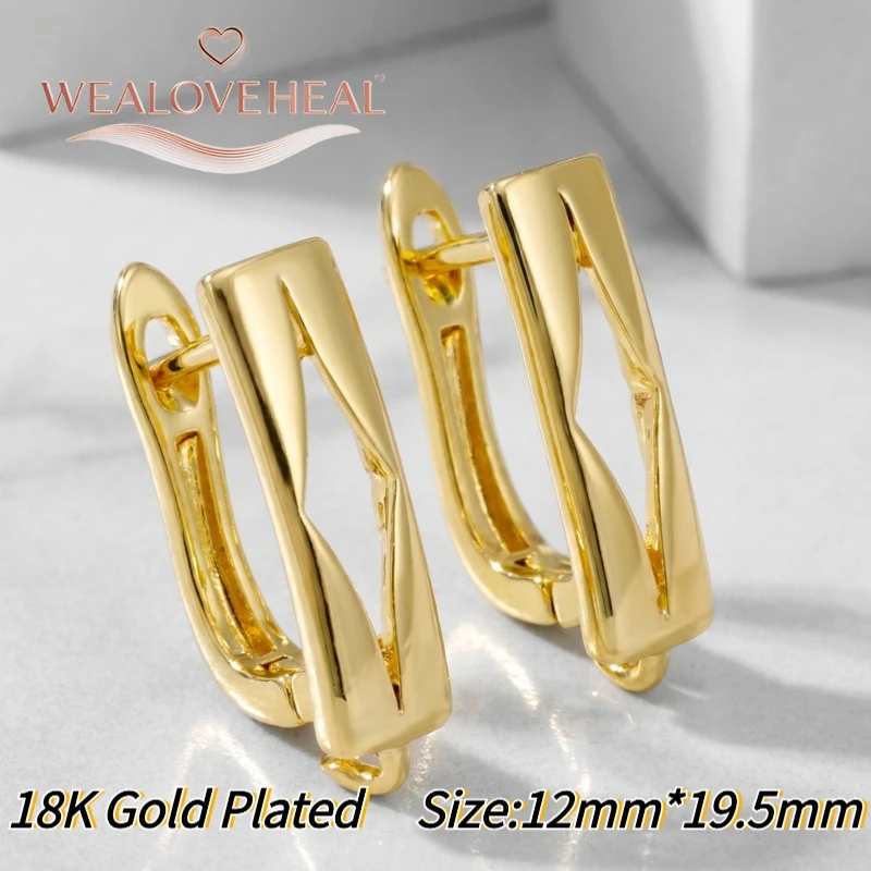 schmuckherstellung zubehör，18K vergoldeter Messing-Ohrringhaken mit Mikro-Zirkonia-Besatz und offenem Öhrchen für handgefertigten DIY-Schmuck, Zubehör und Schmuckkomponenten – Detail 20