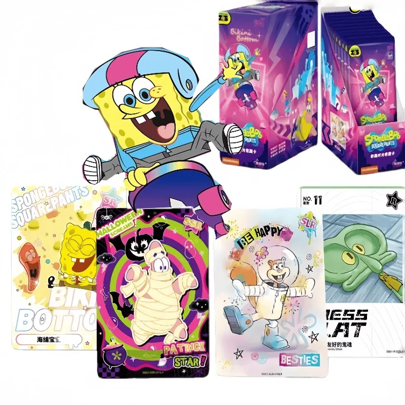 

Коллекционные карточки KAYOU SpongeBob SquarePants, классические забавные персонажи BP UR, классические анимационные коллекционные идеи подарков для детей
