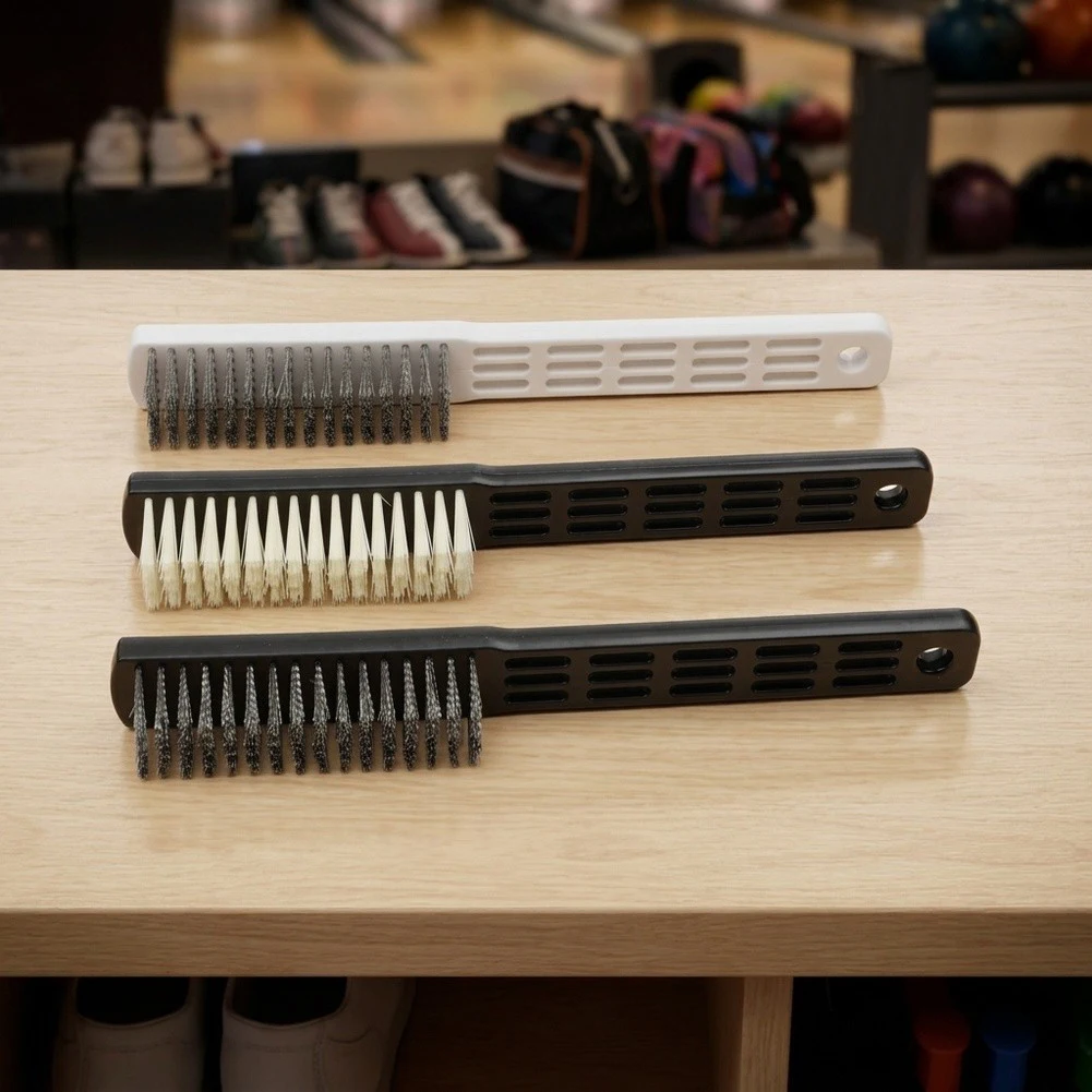 Dust Removal Brush Bowling Shoe Cleaner Bowling Accessory Compact Travel Size Enhanced Sliding Performance For Bowling Shoes