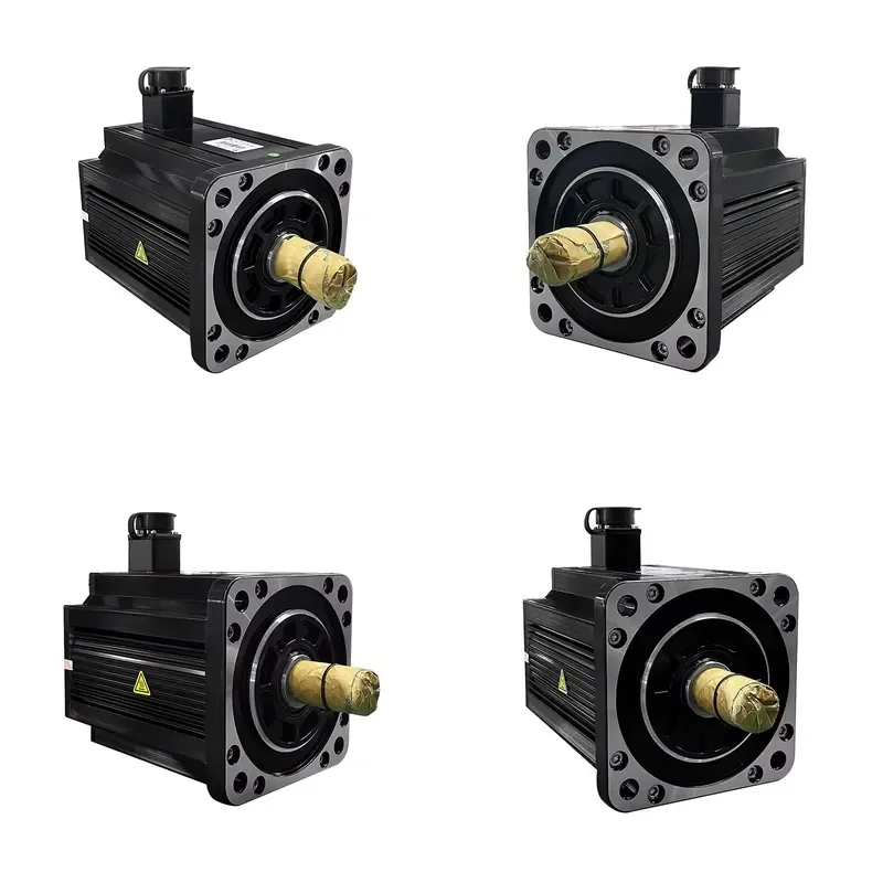 4.5KW 21.4N.m Three Phase High Torque AC Servo Motor 380V 2000rpm High Precision Positioning Servo Drive Kit for Milling