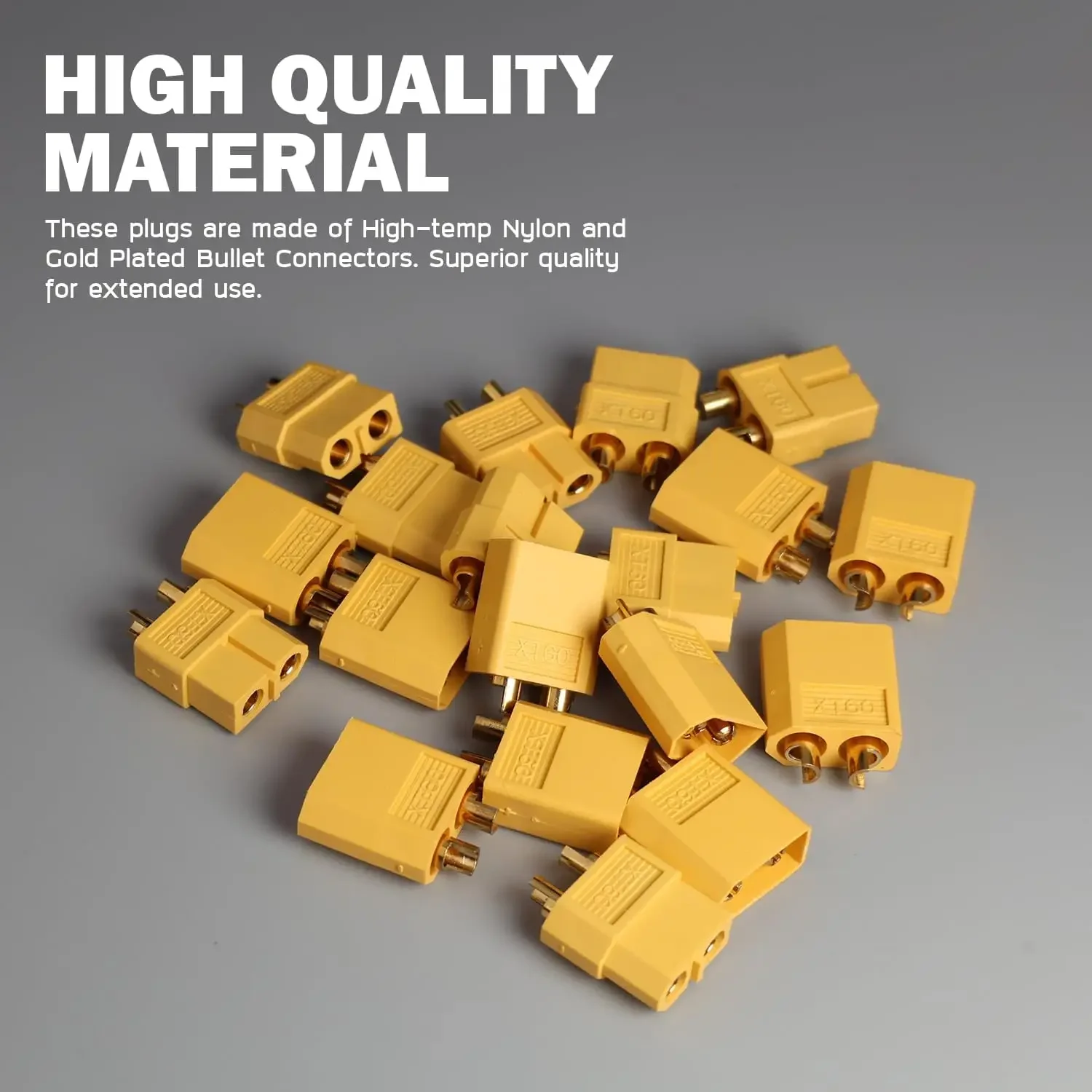 10 Pairs XT60 Battery Connector Male & Female Bullet Connector Plug for RC LiPo Battery Motor FPV Airplane Quadcopter