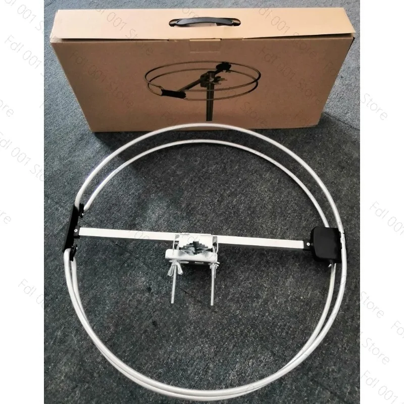 High Gain Omnidirectional FM Radio Antenna 75Ohm Long Range Stable Signal Indoor Outdoor Home Theater Receiver Aerial No Bracket