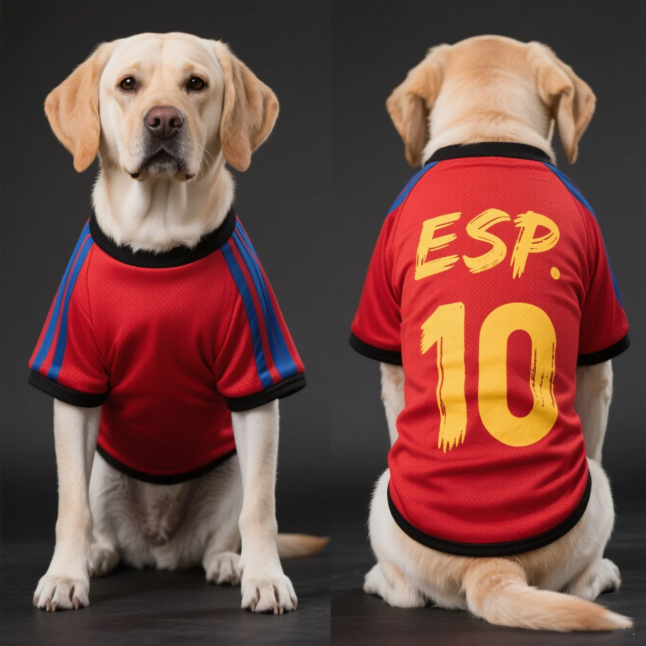 Pet Dog Clothing Summer Short-Sleeved T-Shirt Hoodie with Good Airflow and Coolness Number 10 Jersey The Same Style as ESP