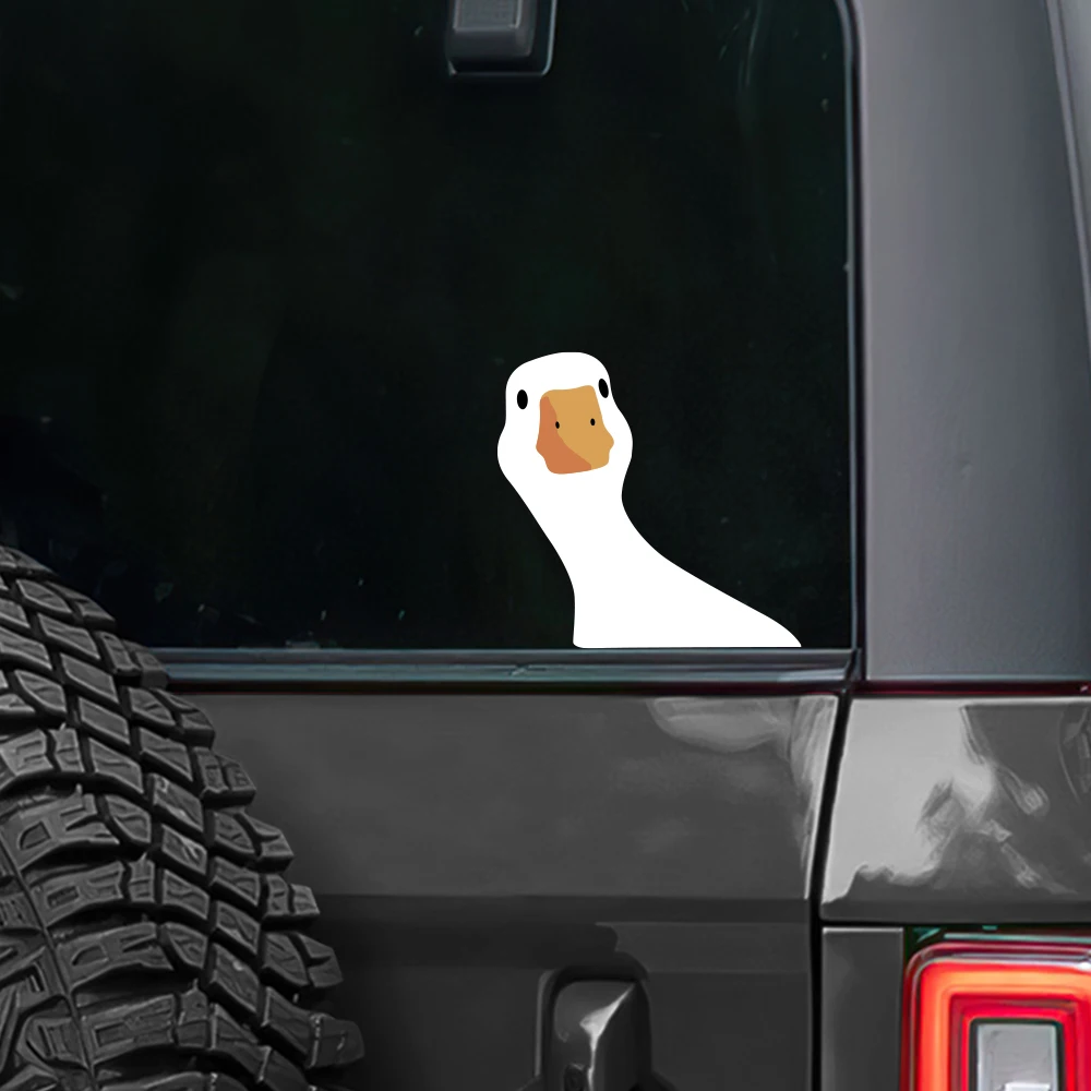 Cartoon Goose Game Creative Car Stickers Auto Whole Body Waterproof Styling Vinyl Film Color Decal Auto Exterior Accessories