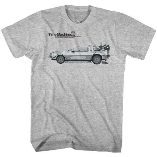 Back To The Future - Delorean - Short Sleeve - Heather - Adult - T-Shirt