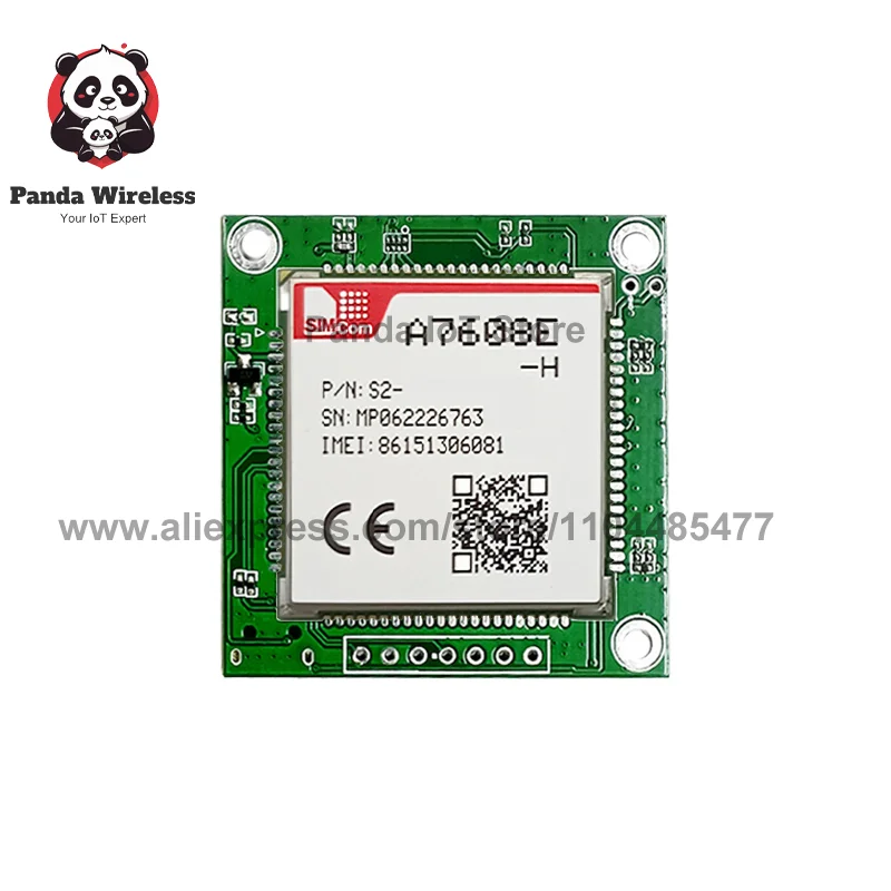 บอร์ดหลัก SIMcom A7608E-H รองรับ LTE CAT1+GNSS พร้อมขั้วต่อแบบแถวเดียว ความแม่นยำสูงระดับอุตสาหกรรม สำหรับ PCB/SMT รองรับ GNSS เป็นตัวเลือก