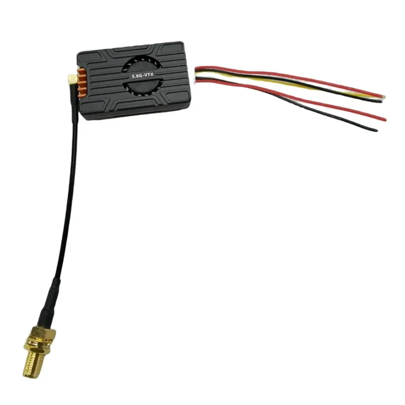FX895T FPV VTX الارسال 5.8G 37CH 2500MW 2.5W 7-28V قابل للتعديل لطائرة RC FPV بدون طيار طويلة المدى كوادكوبتر، سهلة الاستخدام