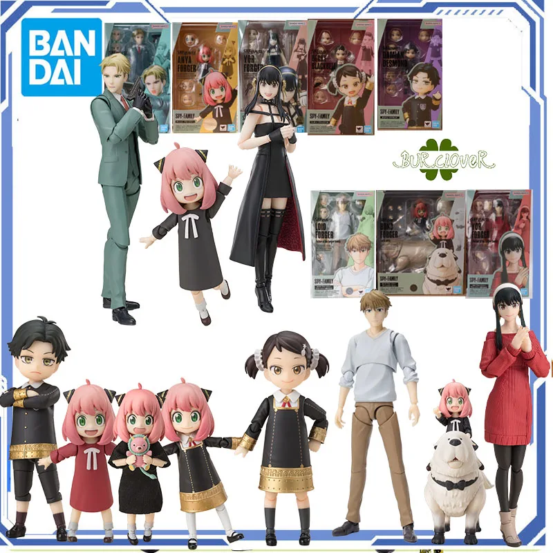 

Genuine Bandai Original SHF PLAYING HOME SERIES SPY*FAMILY Anime action figure assembly toys for boy girls gifts collection