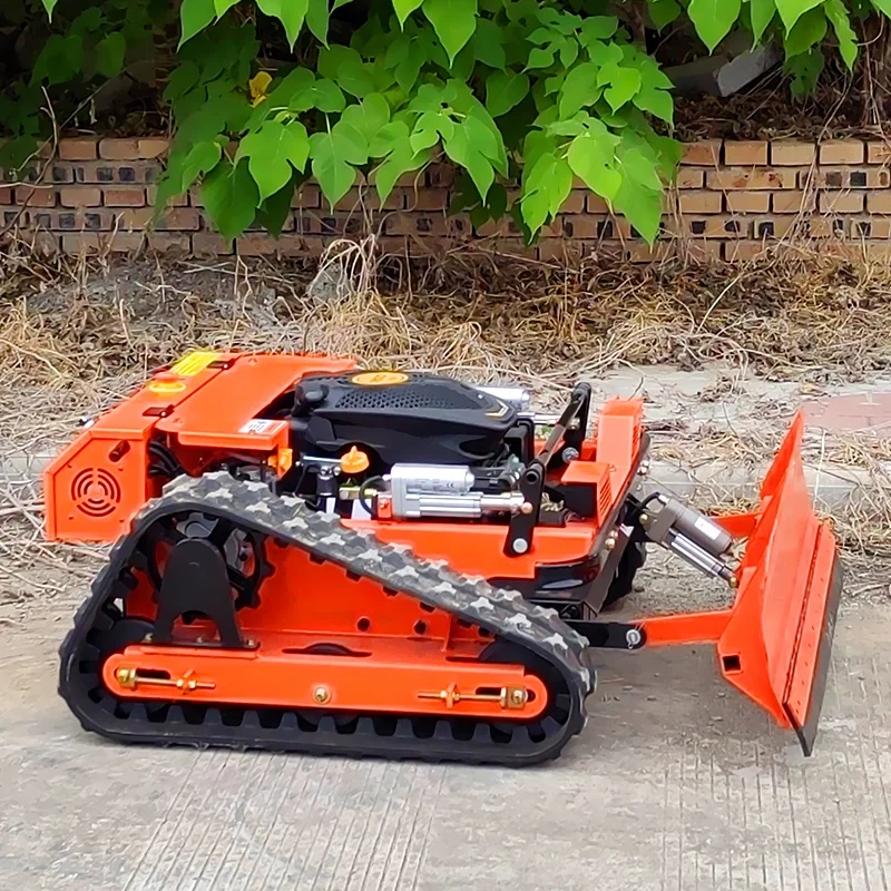 Fully automatic custom-made lawn mower, affordable in price, equipped with a grass clippings collector and a portable design.