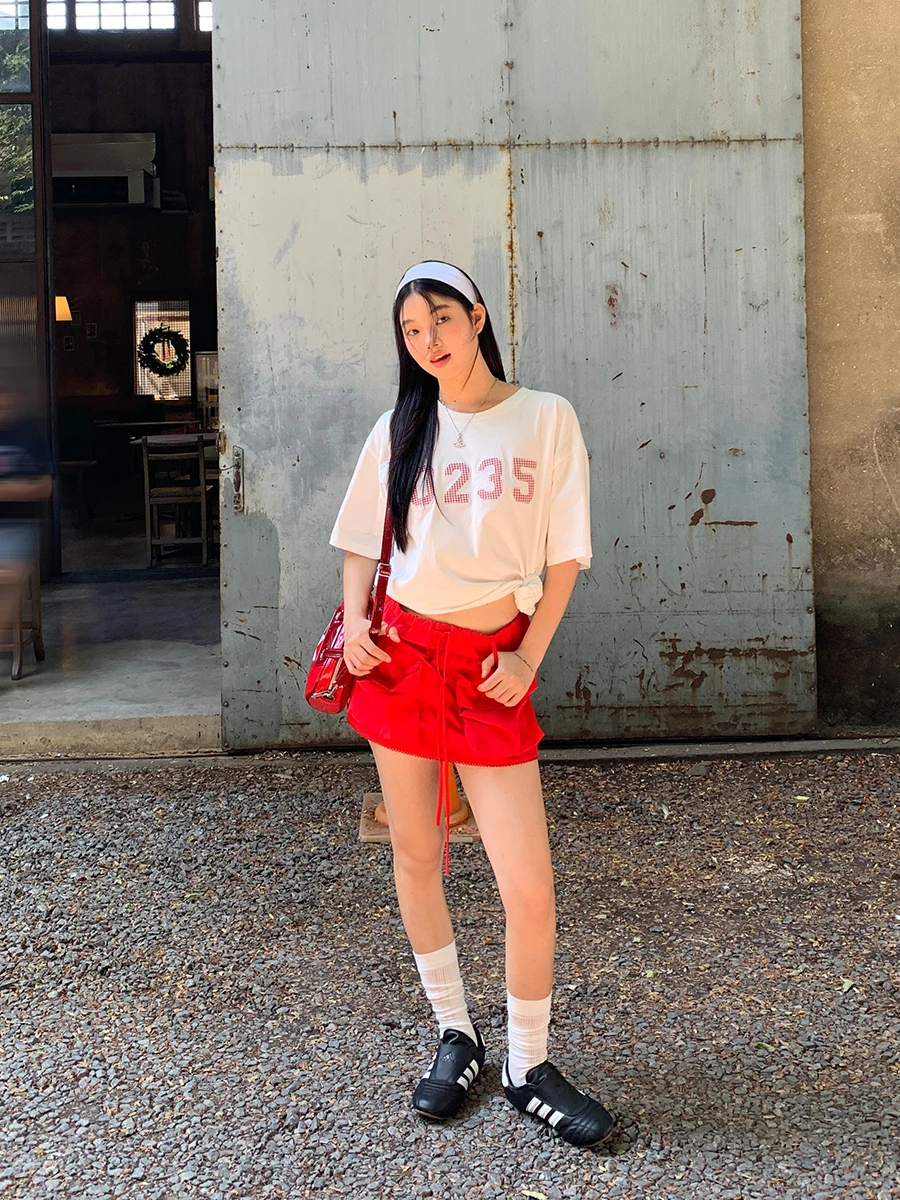 レッド A ライン ミニスカート レディース 初秋の新スタイル超人気ボディコンスカート ハイウエストスカート パンツ ショートスカート