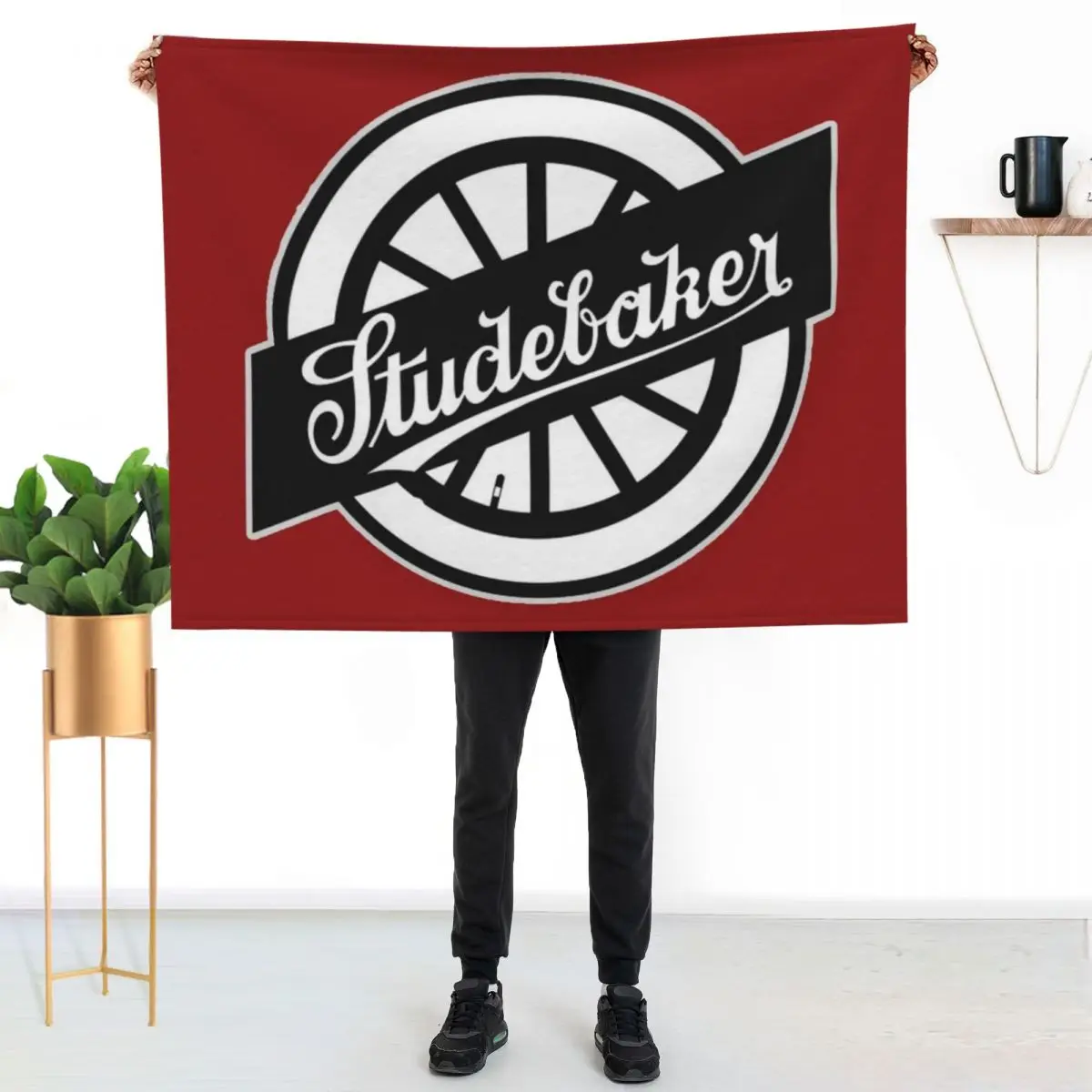 Studebaker Wheel Logo Throw Blanket Thins Decorative Sofa halloween Cute Plaid valentine gift ideas Cute Blankets