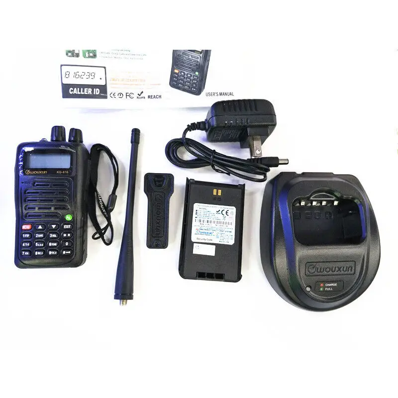 

10pcs Original WouXun KG-816 IP55 Waterproof VHF 136-174MHz Call Ring Voice Guide Distant Alarm VOX SOS Flashlight Two Way Radio