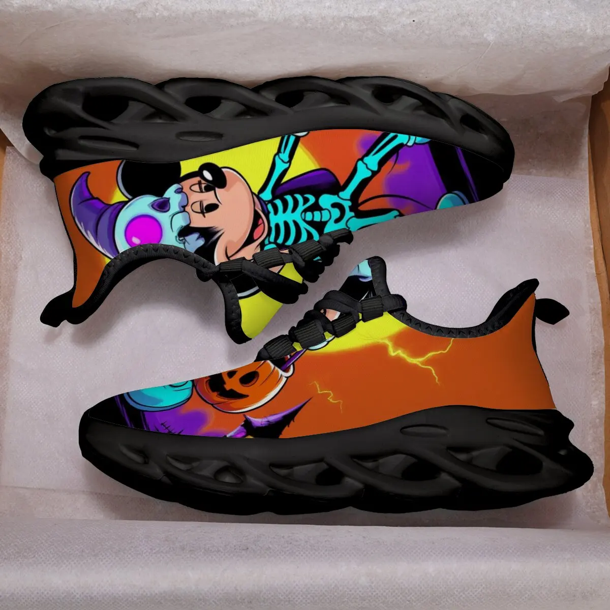 أحذية ديزني للأطفال البنات قابلة للتنفس وغير قابلة للانزلاق للأطفال للجري أحذية رياضية كاجوال للمشي في الهواء الطلق Zapatos Minnie Mouse Niña