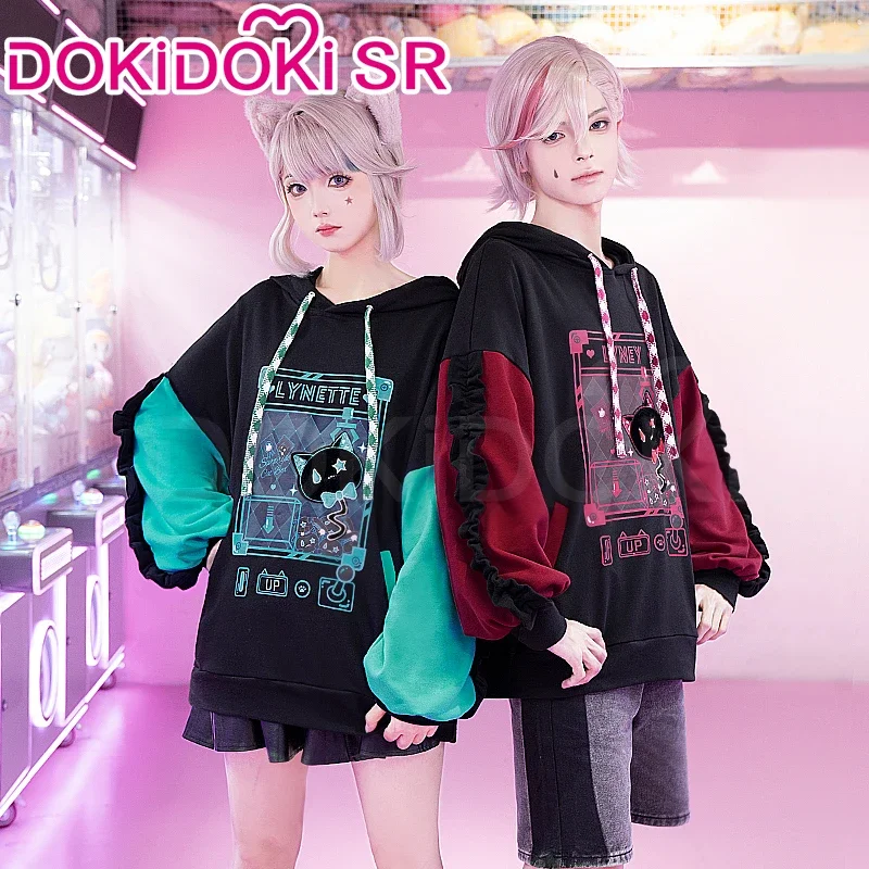 Lynette/Lyney Cosplay Costume Game Genshin Impact Cosplay DokiDoki-SR Lyney Doujin Hoodie Cute Casual Wear Lynette Cosplay