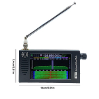DSP SDR Radio Receiver Shortwave Radio Receiver 4.3 Inch Touch Screen Shortwave AM FM DSP Radio Stereo MP3 Player for Outdoor