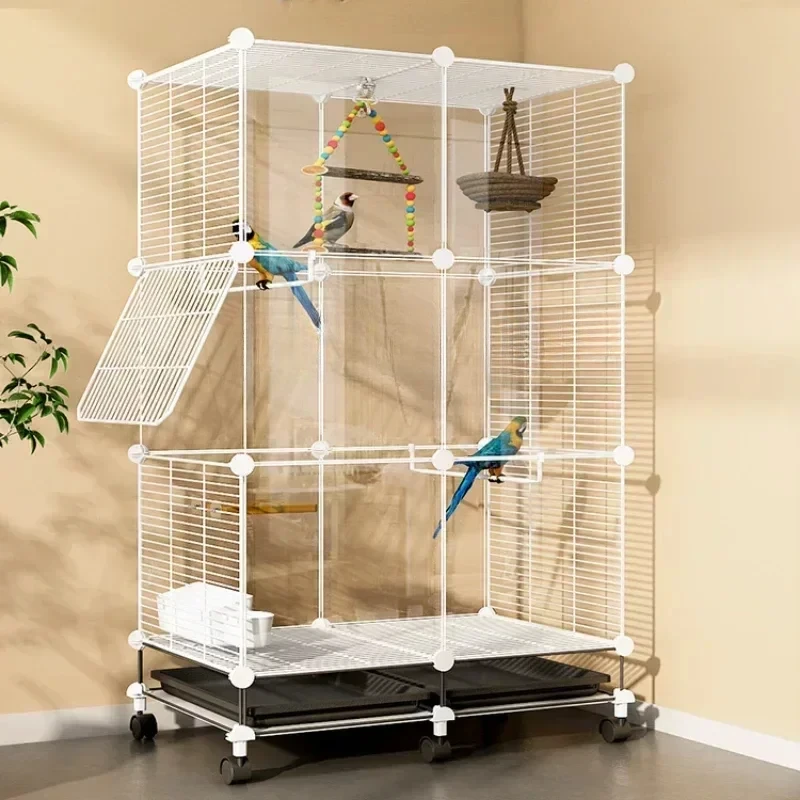 

Breeding Canari Bird Cages Outdoor Large Budgie Parrot Stand Bird Cages Feeder Pigeon Cage Pour Oiseaux Pet Products