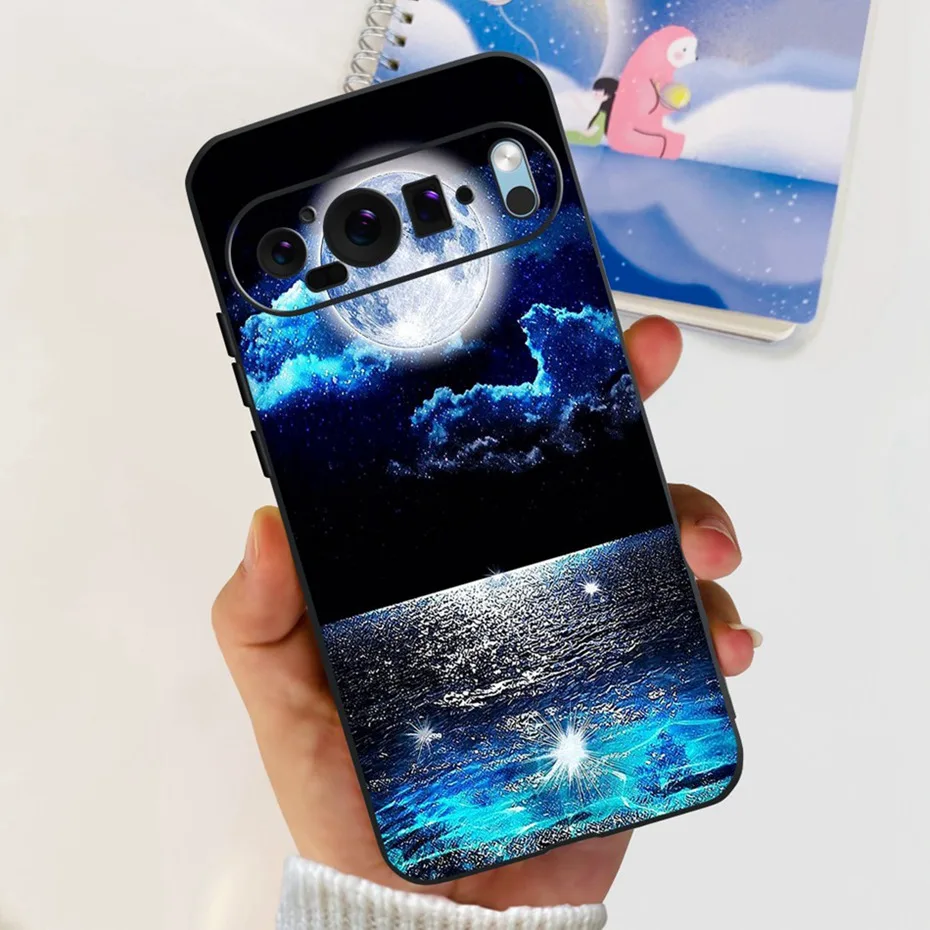 For Google Pixel 9 / Pixel 9 Pro Fashion Dragon Metal Style Black Silicon Case For Google Pixel9 9Pro Soft TPU Phone Cases
