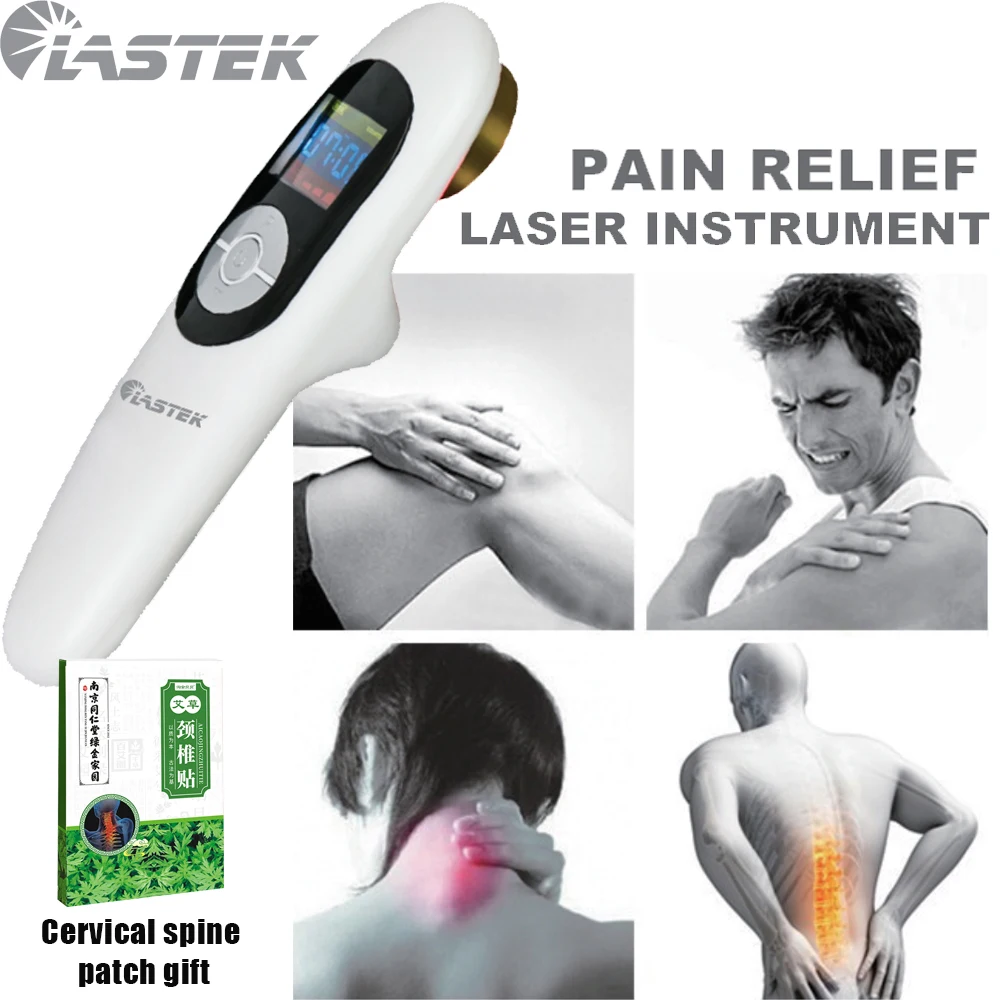 LASTEK 650nm 808nm Laser Therapy Device Pain Relief Handheld Medical Devices Sport Injuries Arthritis Wounds Healing For Human