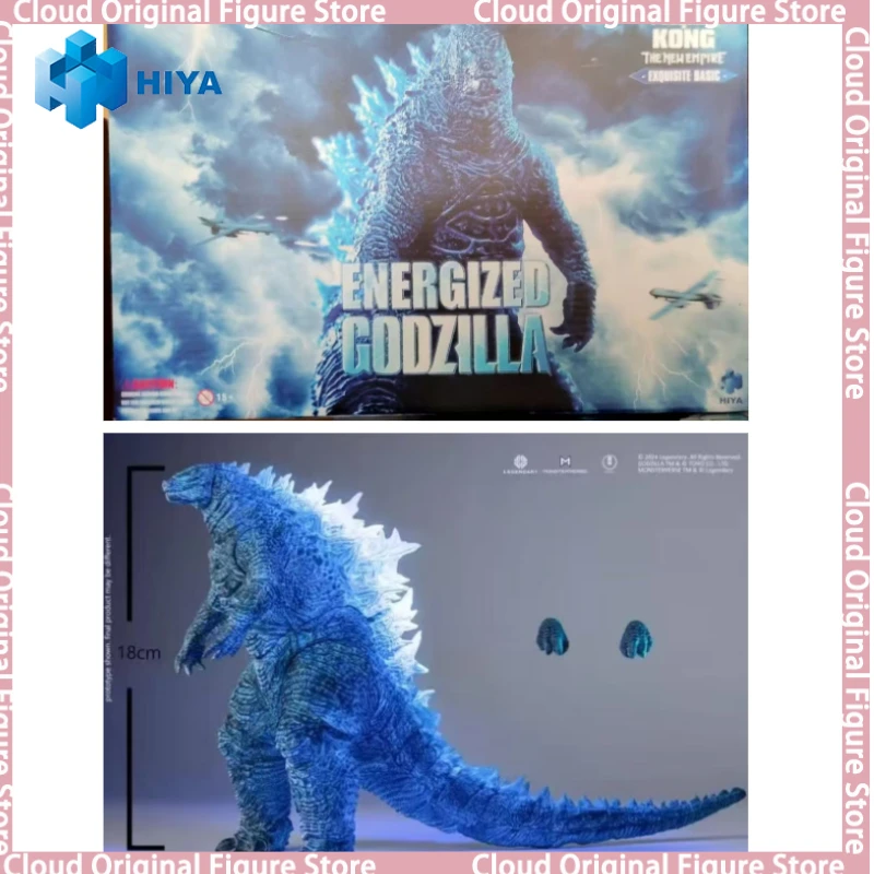 

In Stock Original HIYA Exquisite Basic Series Godzilla X Kong The New Empire Energized Godzilla Action Figure,Collection Model