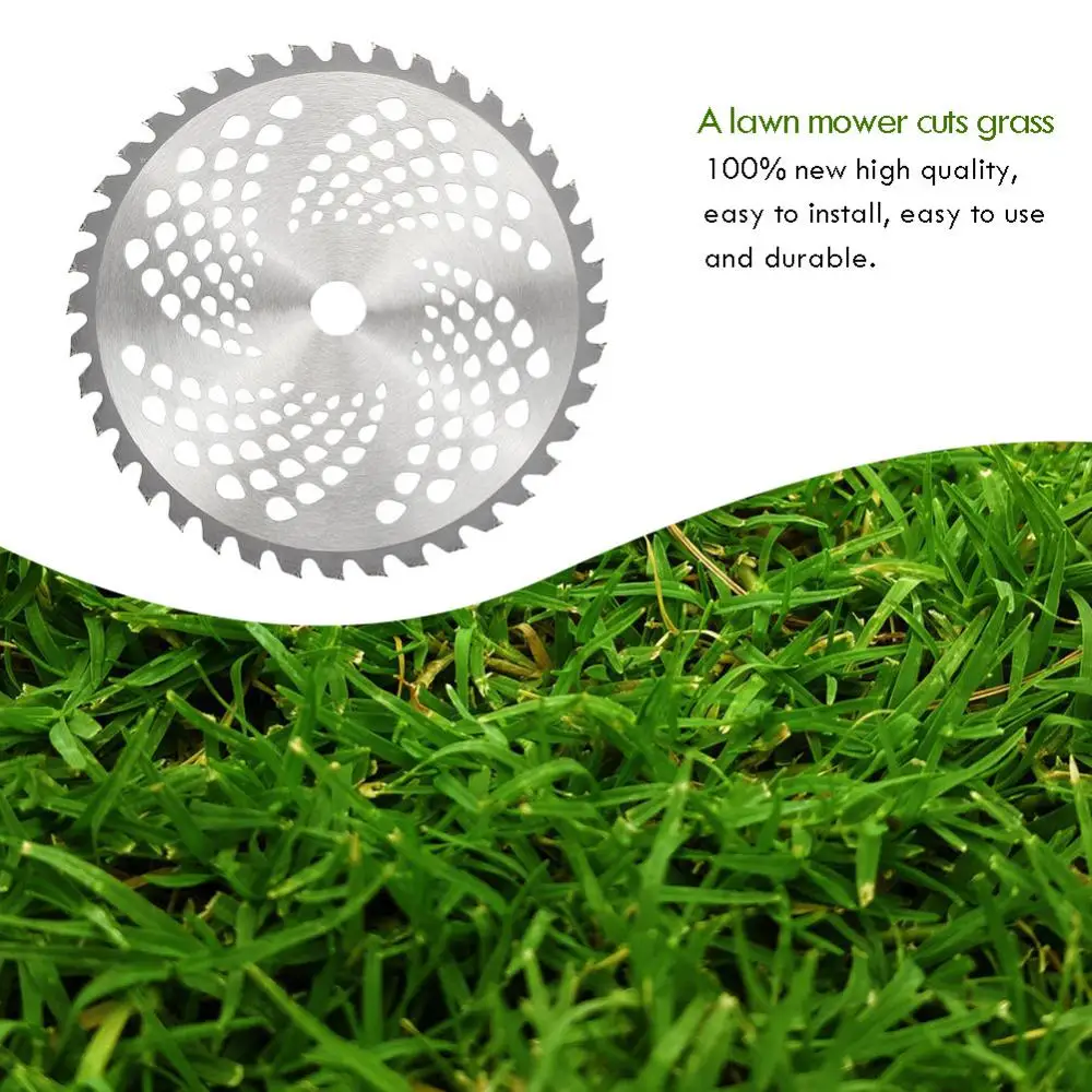 10 Inch 40T/60T/80T Lawn Mower Cutter Saw Blade Saw Blade Grass Trimmer Blade Cutting Disc Garden Tool Replacement