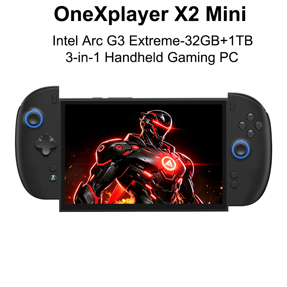 ONEXPLAYER X2 Mini 3-in-1 Gaming Laptop Intel Arc G3 Extreme 32GB 1TB 8.8'' 144Hz AMOLED Handheld Game Console PC Tablet 85Wh