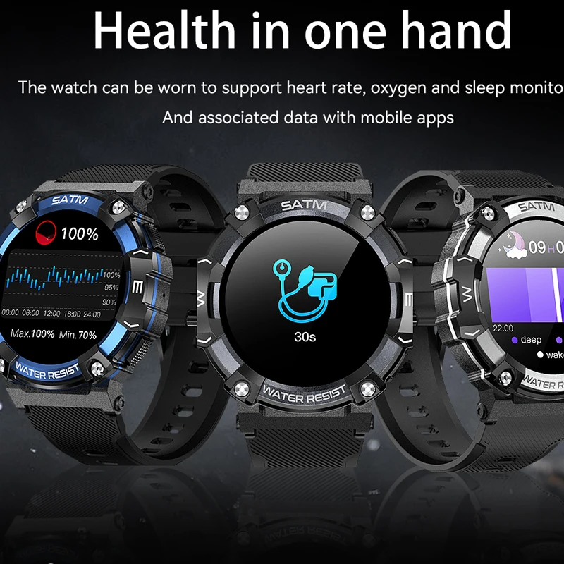 NAMOFOTO hombres Smartwatch 1,39 ''5ATM IP68 reloj impermeable reloj de pulsera a prueba de explosiones BT llamada deporte al aire libre Fitness reloj inteligente