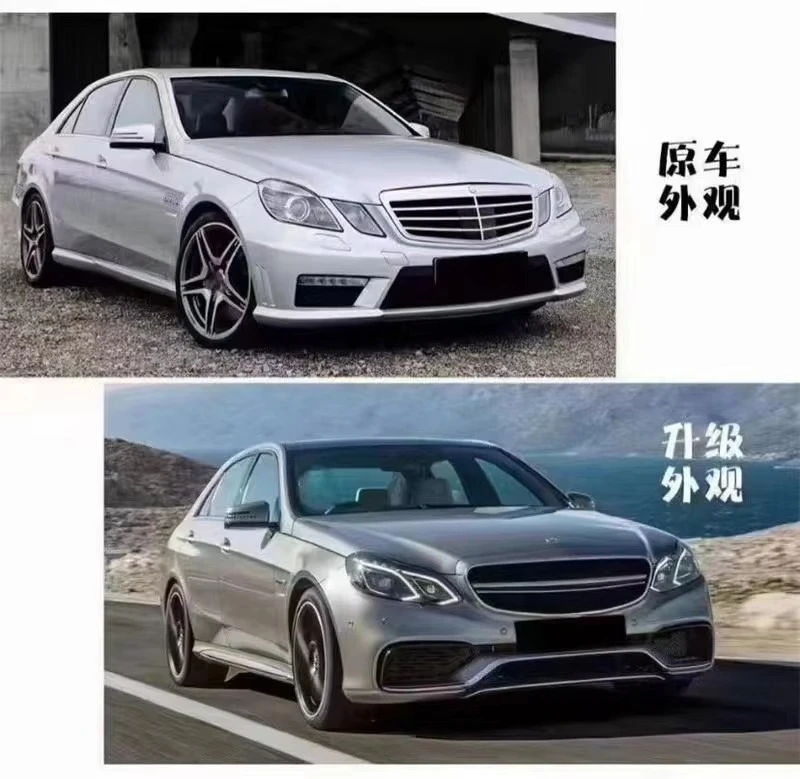New for E Class W212 2009-2015 Body Kit Widen Bodykit Fender Bumper LED Headlights Bolt-On Retrofit Upgrade