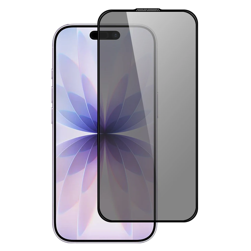 TOTU AB-059 para iPhone 17 Protector de pantalla de privacidad Impresión de seda Película antipolvo de vidrio templado