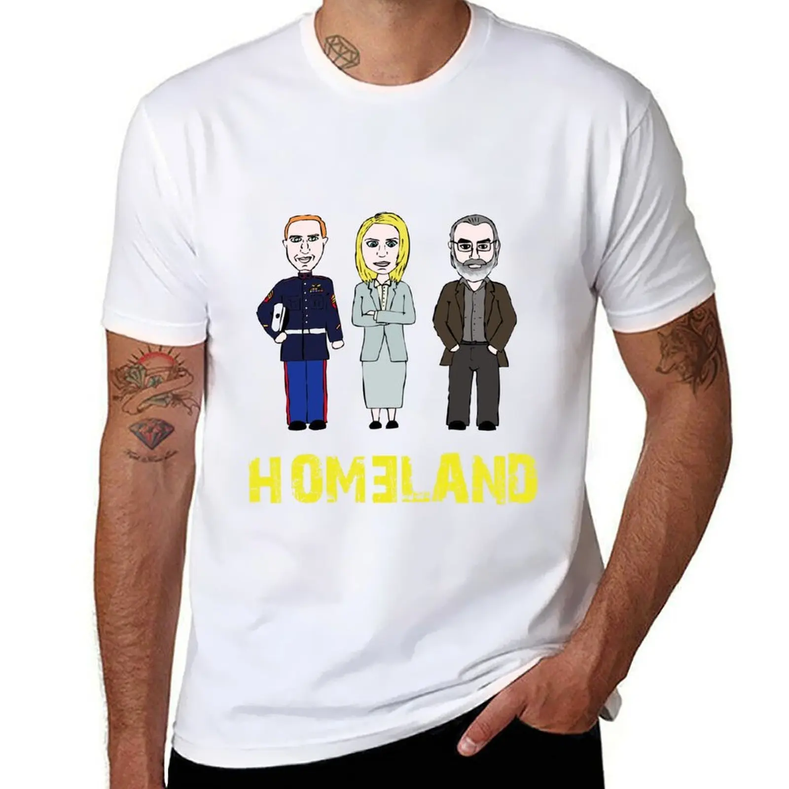 

Homeland! T-Shirt Plus Size Summer Short Sleeve T-Shirt