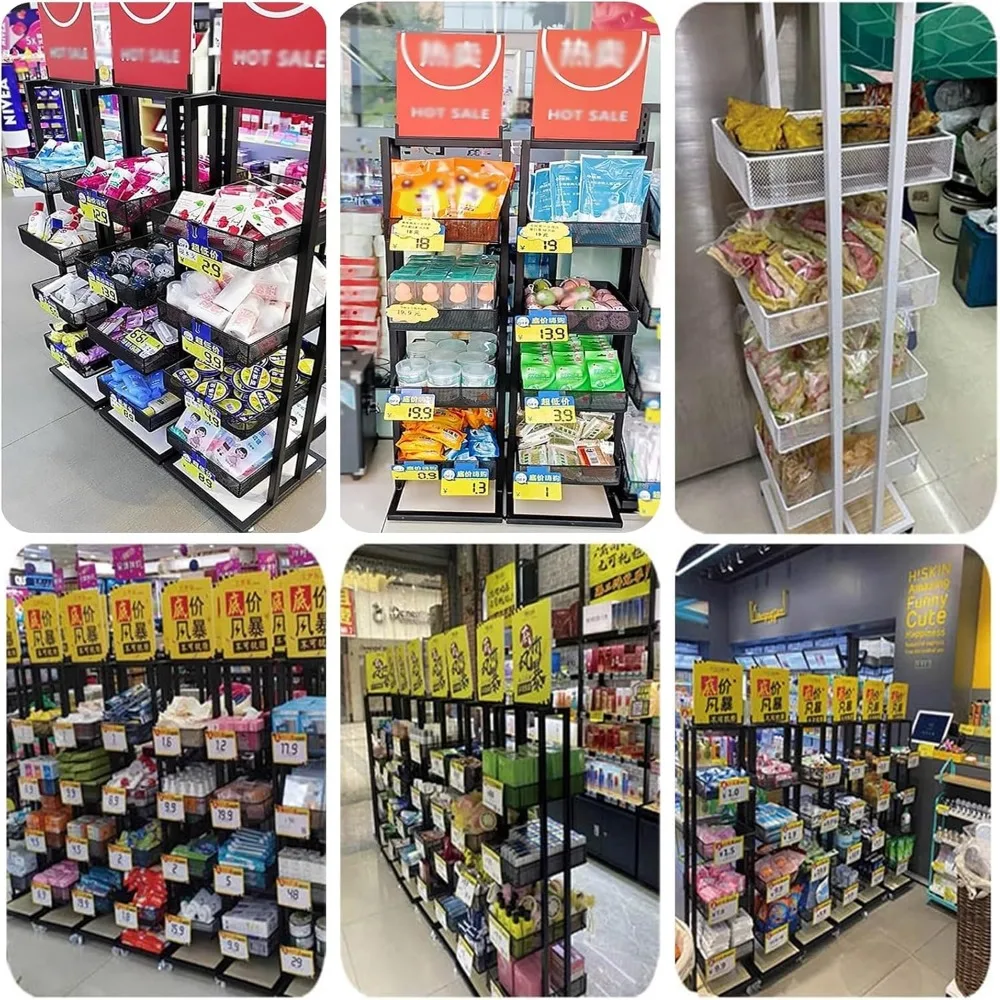 عربة الوجبات الخفيفة المتنقلة مع 4 أرفف للاستخدام المنزلي والمطبخ والمتجر المريح