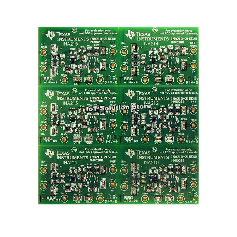 INA210-215EVM INA210-215 Voltage-Output Current-Shunt Monitor Evaluation Module
