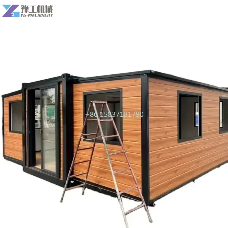 Expandable Container House Mobile Prefabricated House Moveable Foldable Container Home 40ft with Kitchen Bathroom for Living