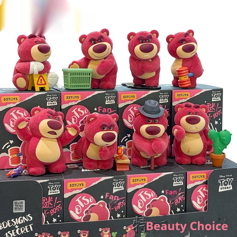 

52 игрушки Клубничный медведь слепая коробка Charismatic Boss серии фигурка Коллекционная модная игрушка