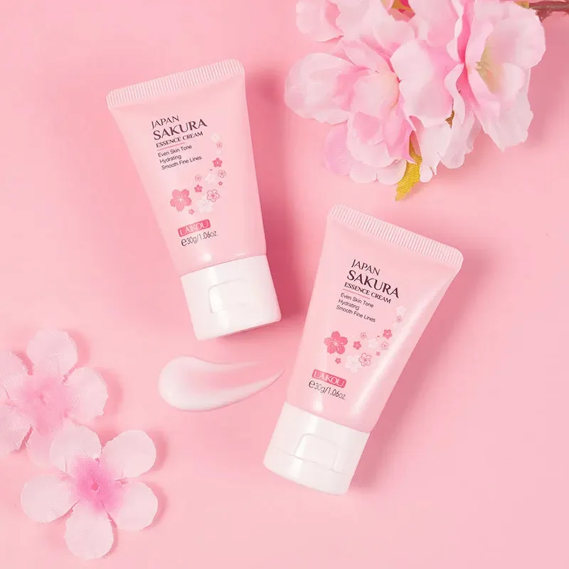 

3/5/10Pcs Face Moisturizer Cream For Deep Nourishing Moisturizing Skin 30g Sakura Face Cream Cherry Blossom Essence Facial Crea