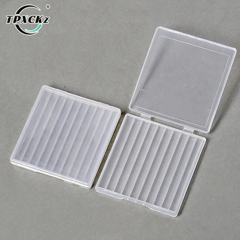 SL 10 Holes Nail Drill Bits Storage Box Nail Grinding Head Holder Stand Display Cleanser Dustproof Cutter Manicure Organizer