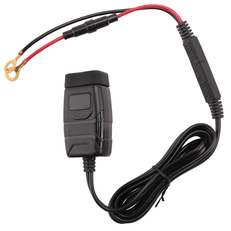 

QC3.0 Motorcycle USB+Type-C Charger Waterproof Cell Quick Charger Autocycle USB Socket With Voltmeter-ABQA