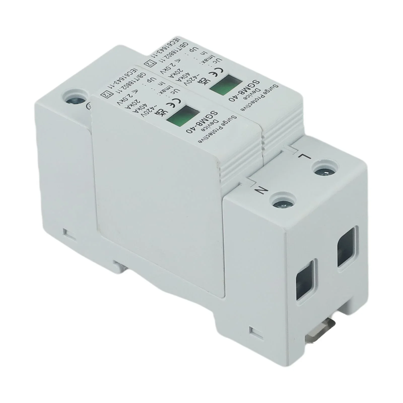 

Guide Rail Mounting Surge Protective Device Light Brightness Guide Rail Installation Precise Electronic Components