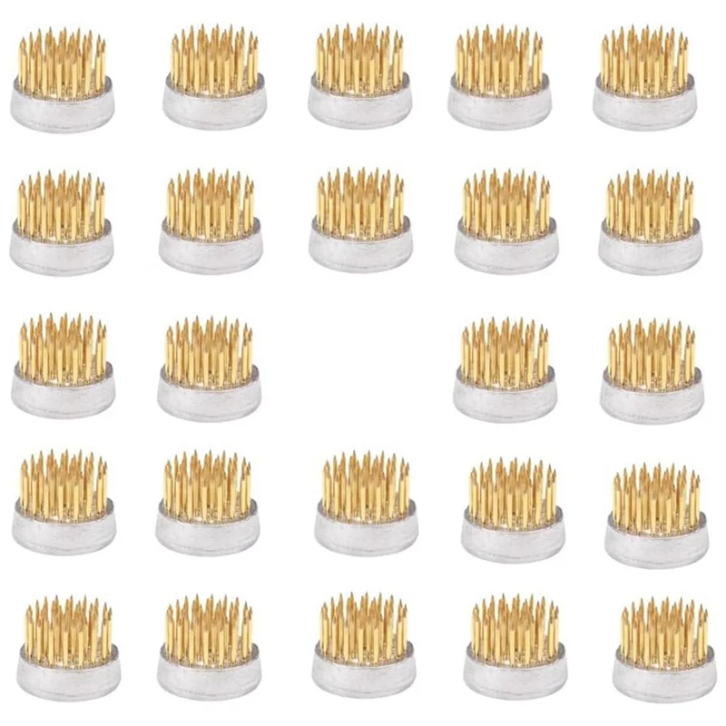 

Flower Frogs Kit For Arrangements Holder Flower Frog Brass Pin Frog Kit For Classroom Teaching, Home, Office (0.9 Inch 24 Pcs)-A