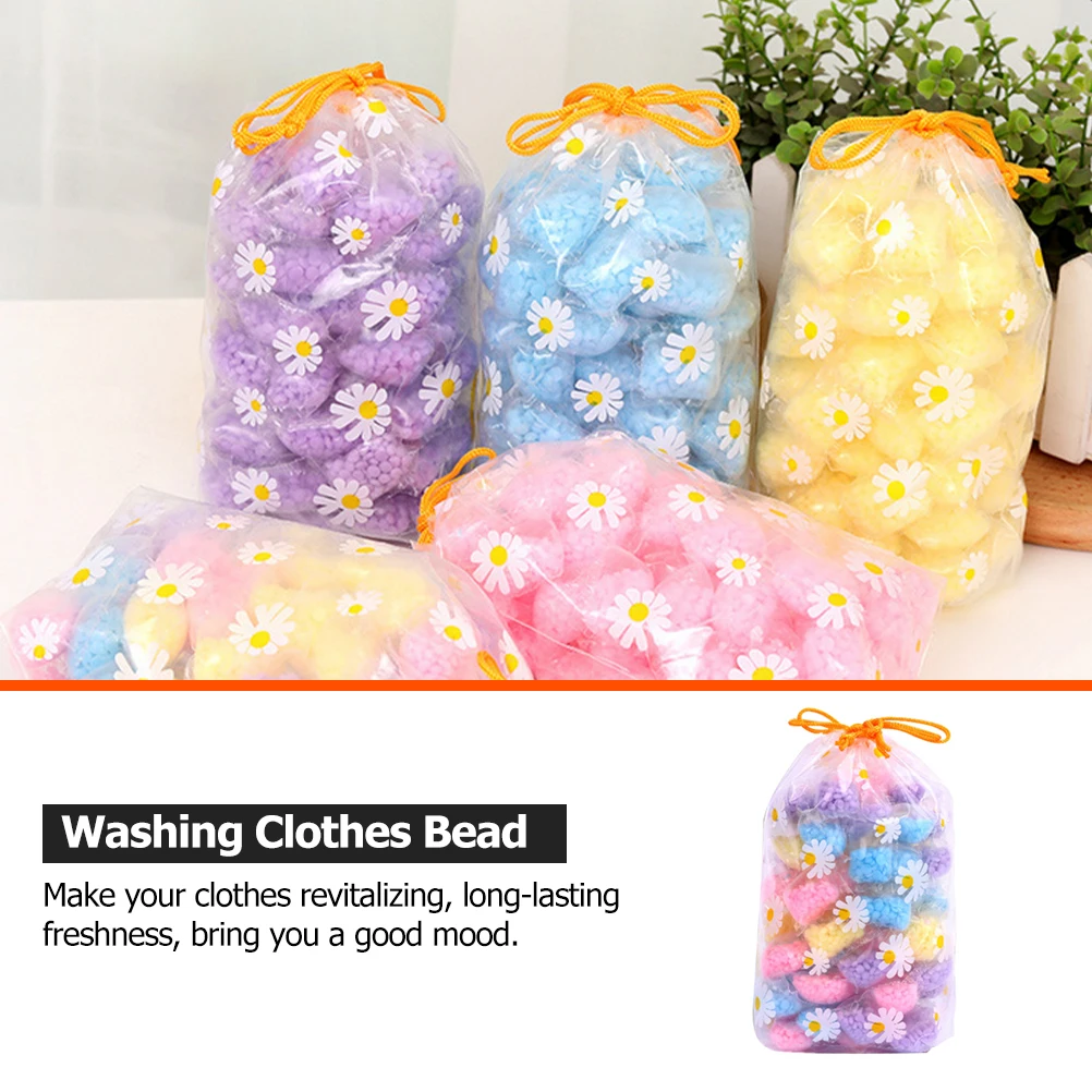 

60pcs Fragrance Beads Softener Scent Booster for Laundry Clothes Cleaning Supplies Long Safe Material Home