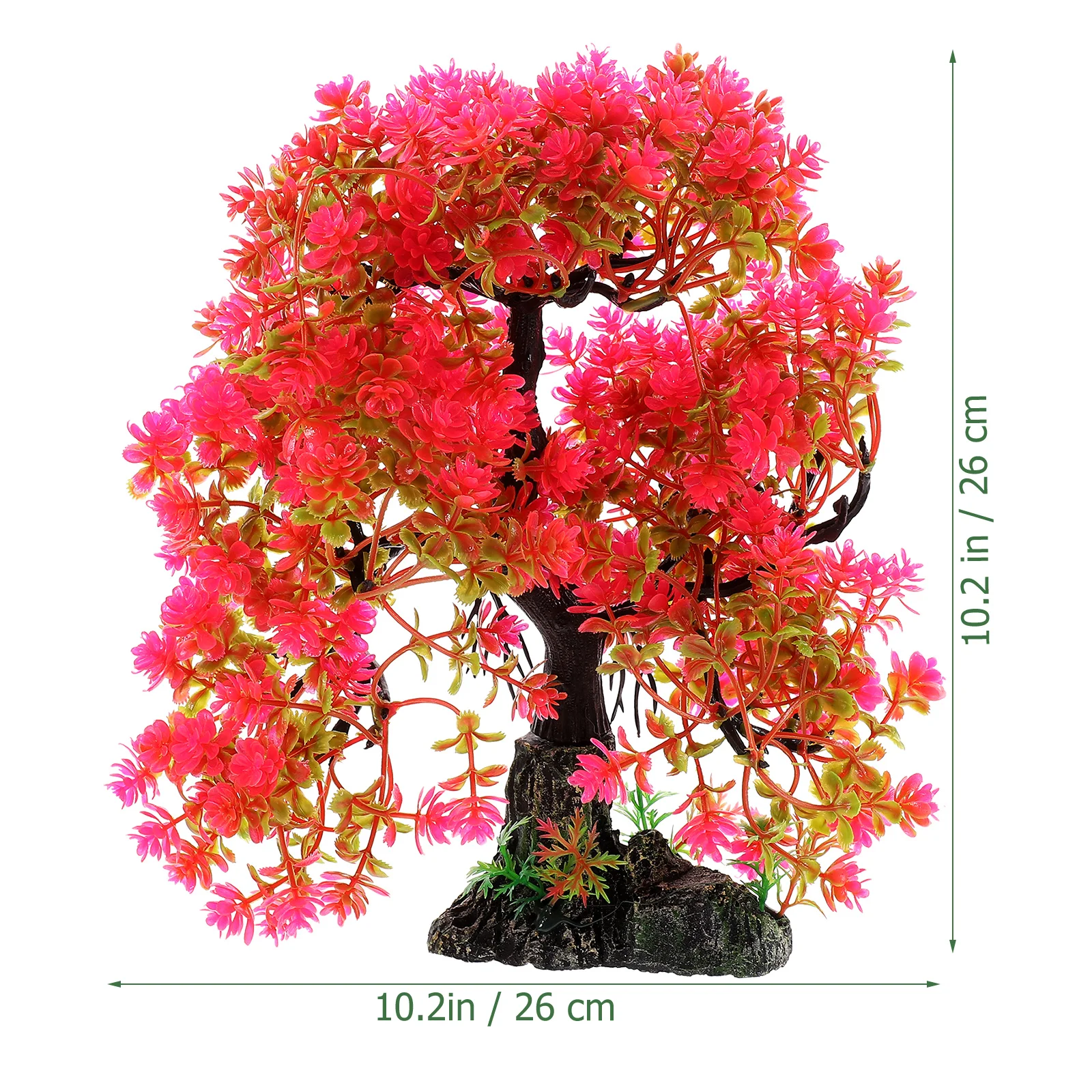 

Artificial Fish Tank Decor Aquarium Resin Tree Ornament Desktop Decor Fake Tree For Home Office Underwater Craft Safe