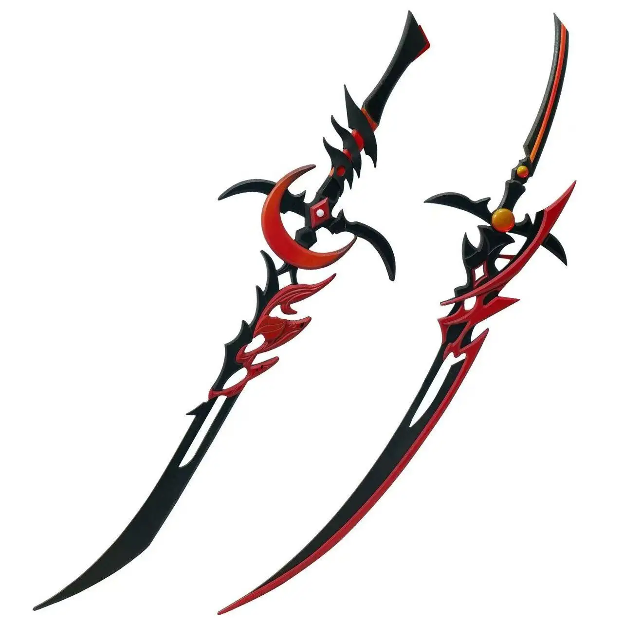 Heroes Fate Sword Weapons Game JianXia3 Cosplay Prop Xue Yue Twin Blades Cos prop Halloween Christamas Party Costume Accessories